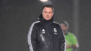 Manolo Díaz, entrenador del Castilla.