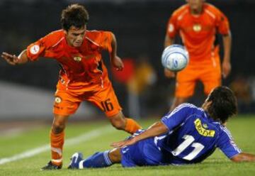 Apertura 2007. Otra vez jugando por Cobreloa. Marco Estrada va fuerte a la marca.