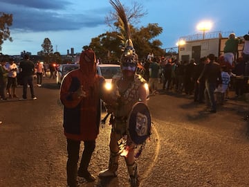 El color de la afición en el México vs Chile