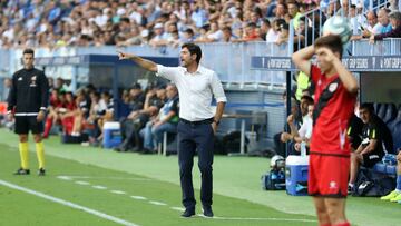 MALAGA CF-RAYO VALLECANO. victor sanchez del amo