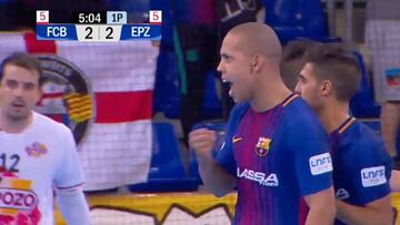 El Barcelona golpea primero con un gran Ferrao