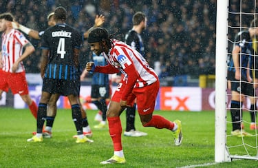 Tercer gol del nigeriano con la camiseta del Atlético de Madrid.