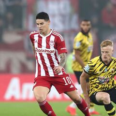 Mejora de salario: Lo que ganaría James si renueva con Olympiacos