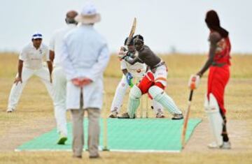 Los Maasai también juegan al criquet.