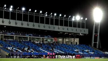 Panor&aacute;mica del Estadio Alfredo Di St&eacute;fano, en la Ciudad Real Madrid de Valdebebas.