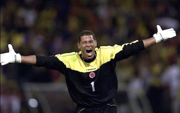 El arquero fue campeón de la Copa América 2001 con la Selección Colombia dejando su valla invicta durante toda la competencia. Estuvo también en las ediciones de 1993 y 1995 en las que obtuvo el tercer lugar.