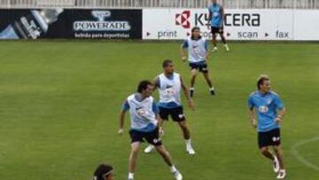 Quique estrenará en el Colombino su reforzada defensa