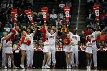Las cheerleaders de North Carolina State.
