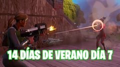 Fortnite 14 días de verano día 7: subfusil compacto y Solo disparos a la cabeza