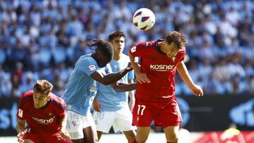 Aprobados y suspensos de Osasuna: Budimir, un peligro constante, y Moncayola, un pulmón