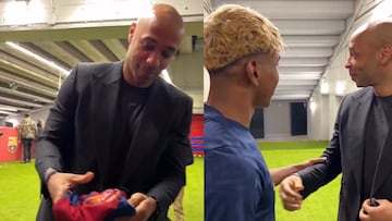 El esperado cambio de camisetas entre Henry y Lamine Yamal tras El Clásico