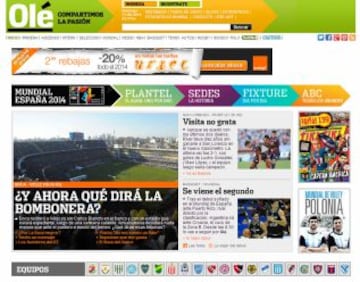 Portadas de la prensa extranjera