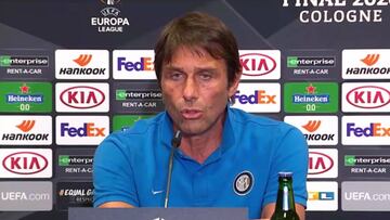 Conte: "Respetamos al Sevilla y su historia en esta competición"