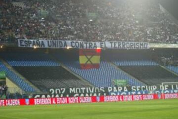 Estadio Vicente Calderón.