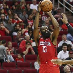 Ya vienen los Rockets con un Harden imparable (45+2+6)