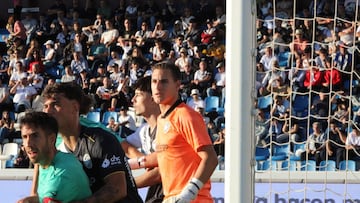 Unai Marino, portero de Unionistas.