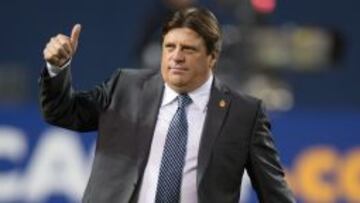 Miguel Herrera durante la Copa Oro