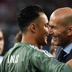 Keylor Navas relationship with Zidane at Real Madrid