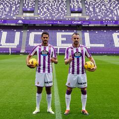 Negredo y Oliveira, ilusionados con sumar al Real Valladolid
