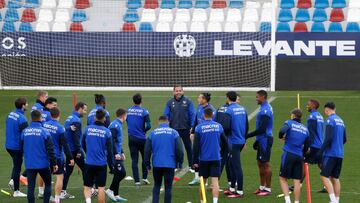 Entrenamiento del Levante.