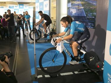 Movistar revoluciona el ciclismo en casa con 'Virtual Cycling'