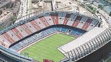 <b>EN VENTA. </b>Hoy se aprobará la venta parcial del estadio Vicente Calderón a manos privadas.