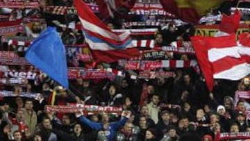 La afición del Atlético estará presente en el estadio del Tottenham.
