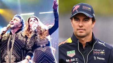 ‘Checo’ Pérez recibe tributo en concierto de Lucero y Mijares