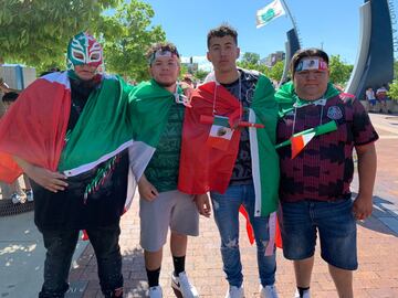 El color del México vs. Costa Rica en el Final Four de la Nations League