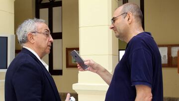 Alejandro Blanco atiende a As tras la firma del convenio con la ONU en el Ayuntamiento de M&aacute;laga.