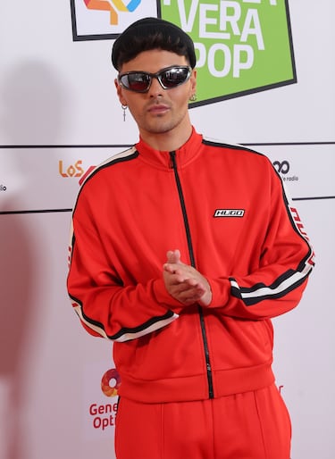 Abraham Mate a su llegada a LOS40 Primavera Pop.