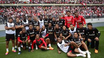 20.000 aficionados acompañan a Perú en el último entrenamiento