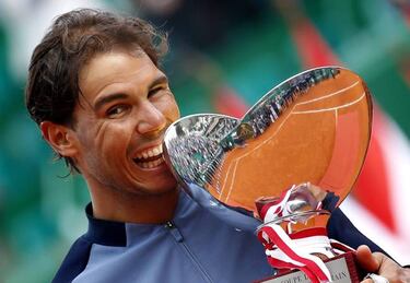 Rafa Nadal defeats Monfils for ninth Monte Carlo title