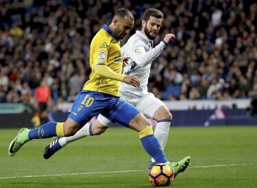 Jesé scores his first goal for loan club Las Palmas