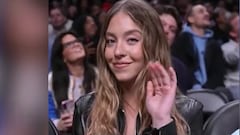 Sydney Sweeney va a un partido de la NBA y las redes explotan: ¡dos millones de reproducciones!