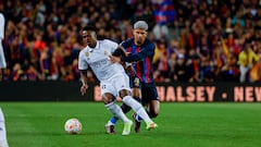 One of the unpleasant scenes during Wednesday’s Clasico was when tempers flared between Araújo and Vinicius during the latter stage of the game.