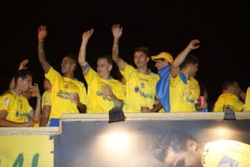 Celebración del ascenso de Las Palmas