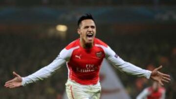 30 goles complet&oacute; Alexis S&aacute;nchez este 2014, su mejor marca goleadora.