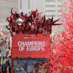 La ciudad de Liverpool vibró con los Reyes de Europa