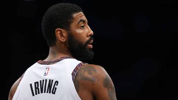 Kyrie Irving, durante un partido de la NBA con los Brooklyn Nets