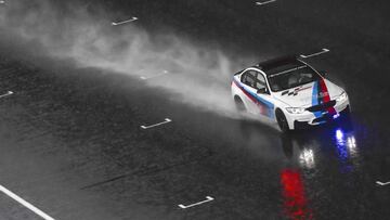El miedo a la suspensi¨®n por lluvia adelanta dos horas el GP