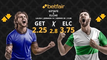 Getafe CF vs. Elche CF: horario, dónde ver, pronósticos y clasificación