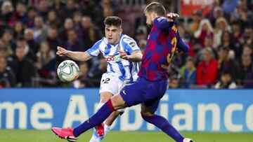 1x1 de la Real: Barrenetxea y Gorosabel merecen mejor suerte en el Camp Nou