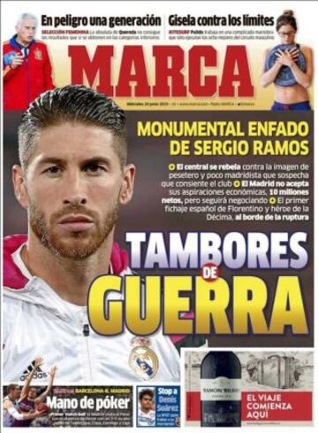 Portadas de la prensa deportiva