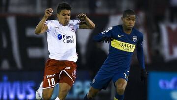 Andr&eacute;s Felipe Roa, jugador de Hurac&aacute;n