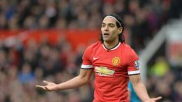 Falcao Garc&iacute;a durante el partido frente al Sunderland. 