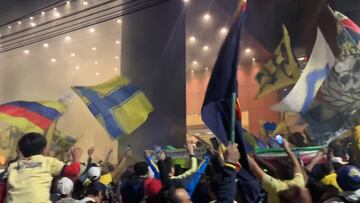 ¡Piel chinita! Así fue la serenata al América previo al Clásico Nacional