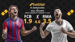FC Barcelona vs. Real Madrid CF: horario, dónde ver, pronósticos y clasificación