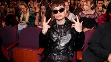 Peso Pluma durante los premios iHeartRadio Music Awards 2024 celebrados en el Dolby Theatre de Los Ángeles.