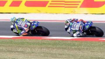 Rossi y Lorenzo, hoy en Missano.